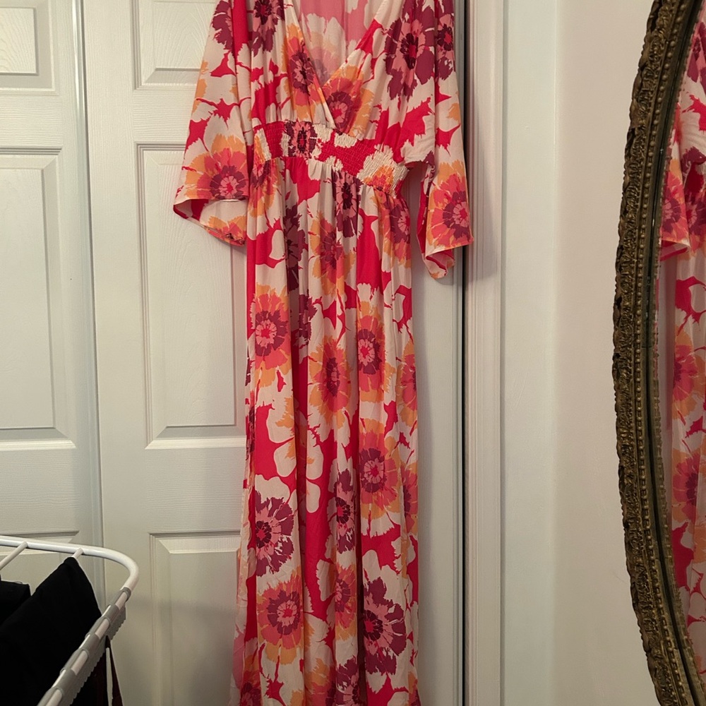 Flying Tomato Pink floral dress